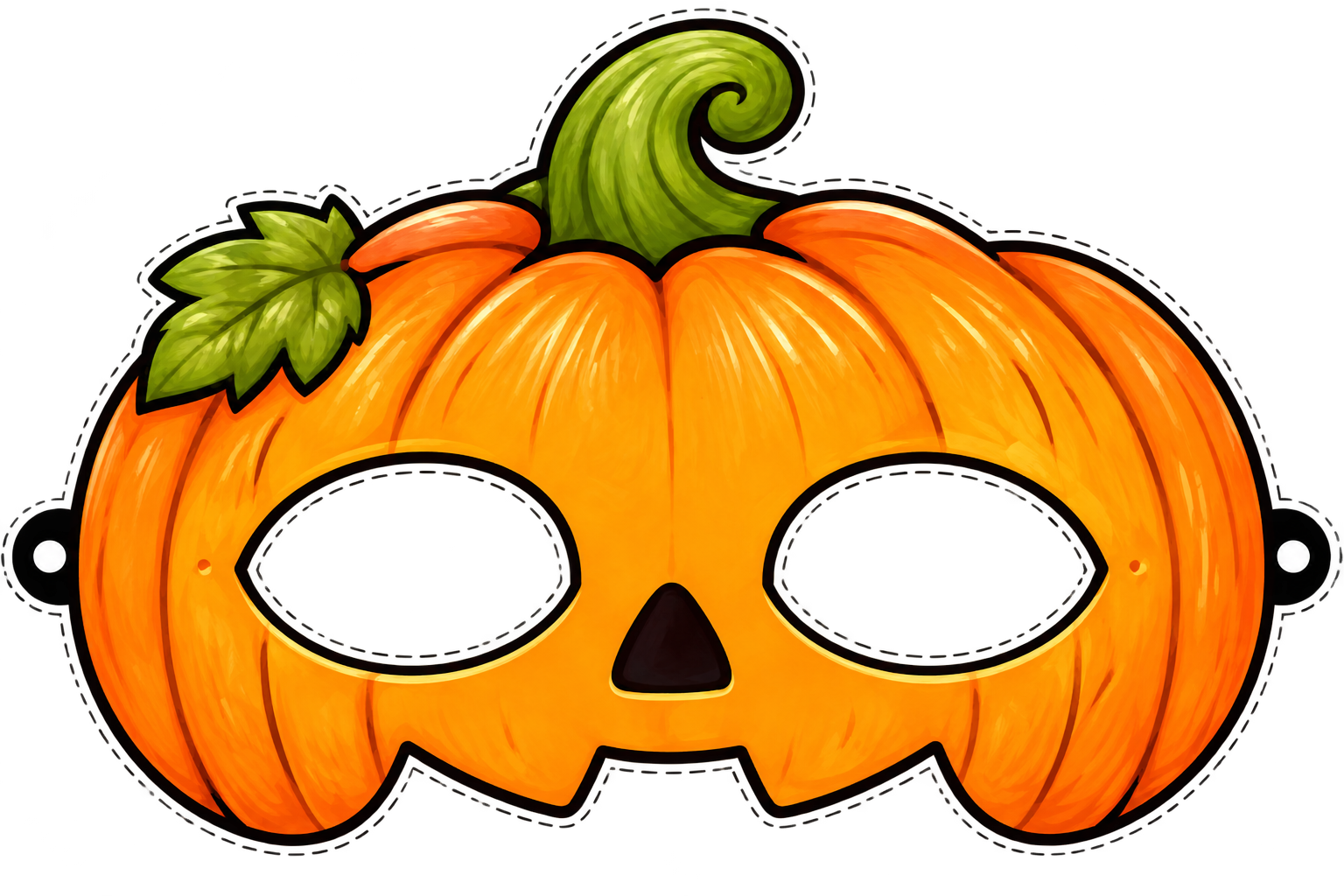 Pumpkin mask preview